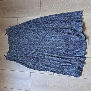 Glittery Plisse Banding Skirt size L